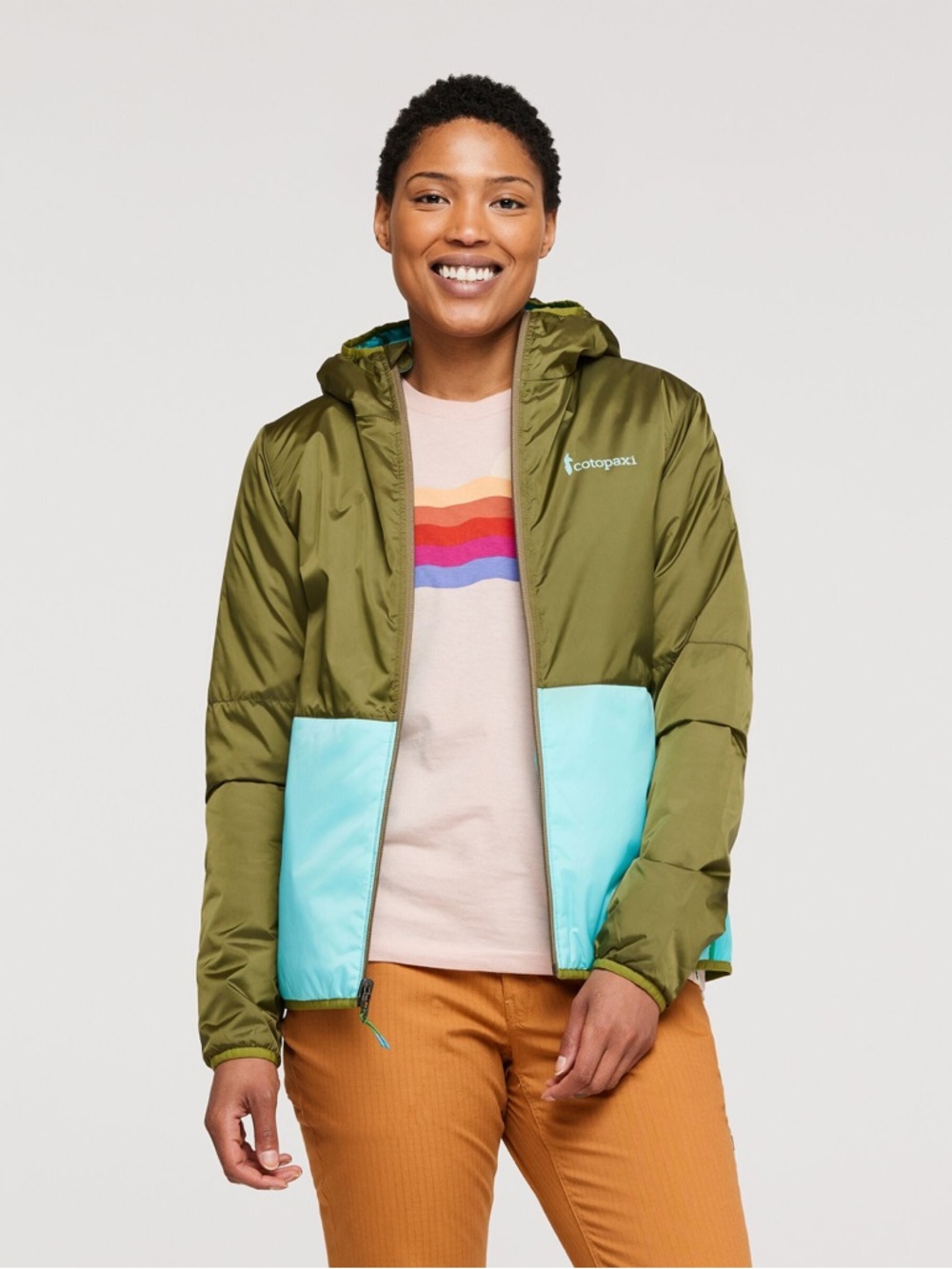 Cotopaxi reversible Teca calido Hooded Jacket Women's XL (Lafayette color)